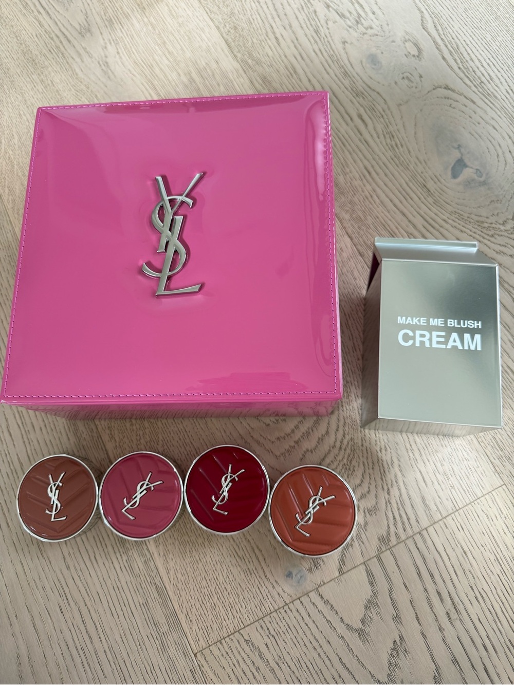 Yves Saint Laurent Make Me Blush Cream Set — Pink & Red Tones